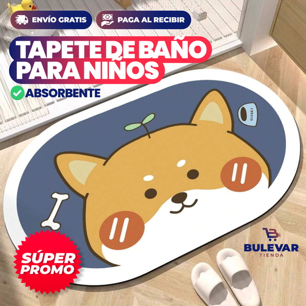 TAPETE DE BAÑO ABSORBENTE PARA NIÑOS