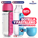 BOTELLA DE AGUA CON PASTILLERO INCORPORADO