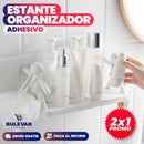 2X1 ESTANTE DE BAÑO ORGANIZADOR ADHESIVO
