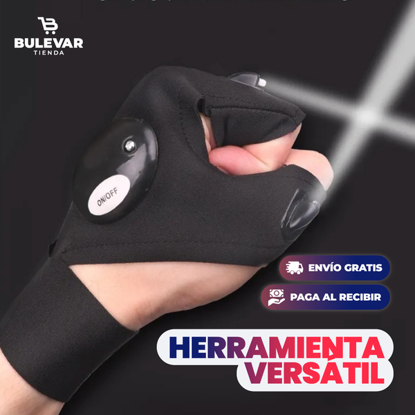 GUANTE CON LINTERNA LED