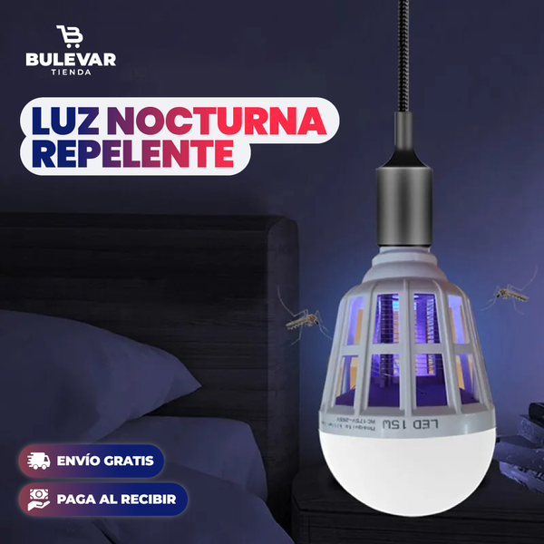 BOMBILLA LED ANTIMOSQUITO 2 EN 1