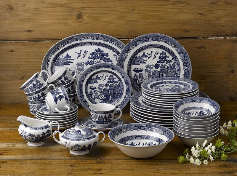 Juego de Vajilla inglesa Willow Blue 42 piezas