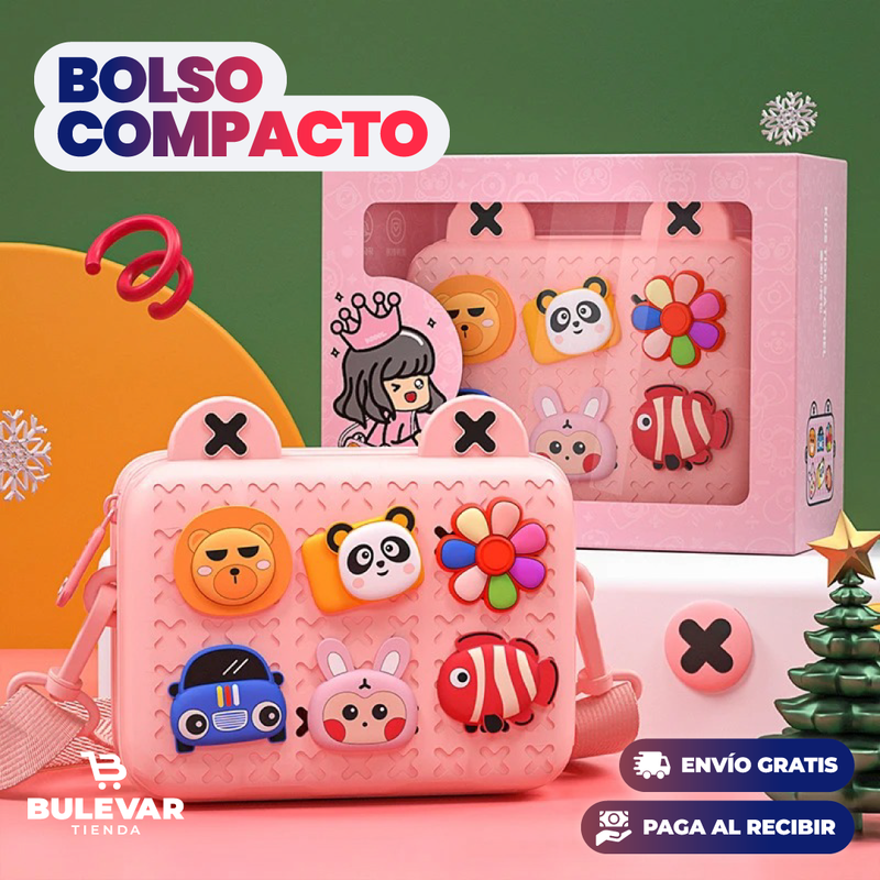 BOLSO DE HOMBRO 3D PARA NIÑAS