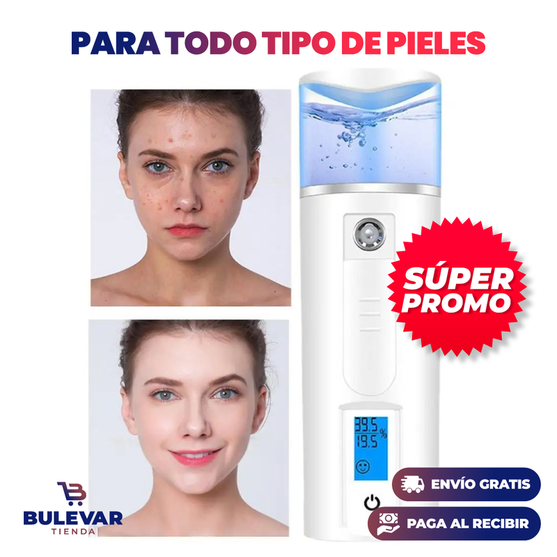 PULVERIZADOR DE AGUA DE BELLEZA FACIAL