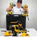 🔧 ¡Combo DeWalt LLave de Impacto,Taladro Percutor, Pulidora y Rotomartillo BRUSHLESS 68V Inalámbrico! 💛⚡