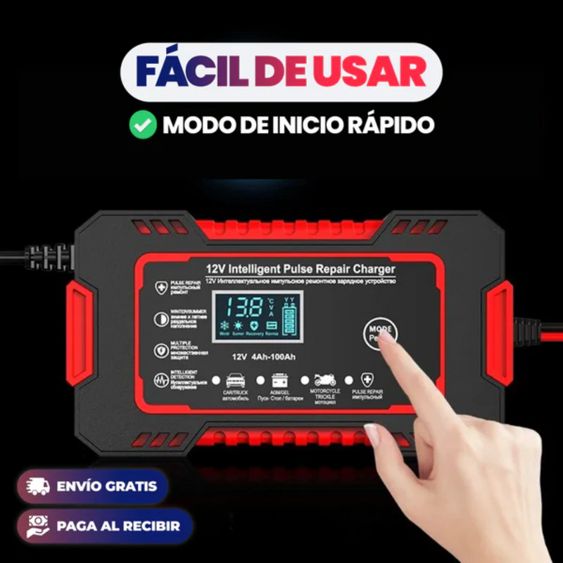 Cargador Inteligente de batería para automóviles (LIQUIDACION TOTAL)