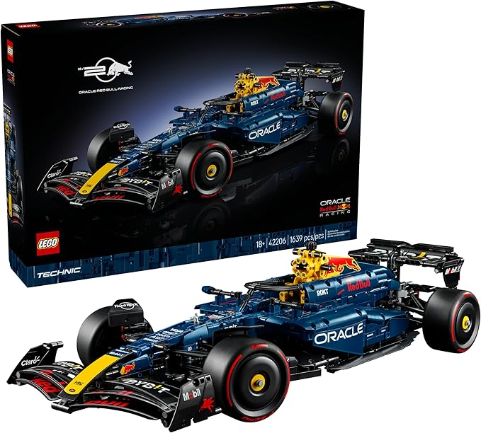 LEGO F1 1600 piezas: Construye tu escudería favorita – Ferrari, Red Bull, McLaren o Mercedes