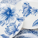 Juego de Vajilla Roberta Allen Botanical Blue 48 Piezas