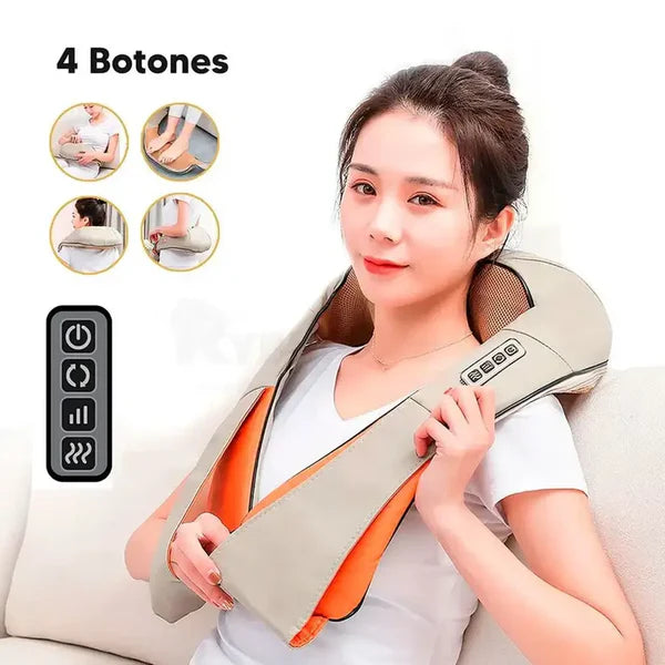 Masajeador Inteligente 4 en 1 - Cuello, Espalda, Cintura y Piernas (PAGA SOLO AL RECIBIR)